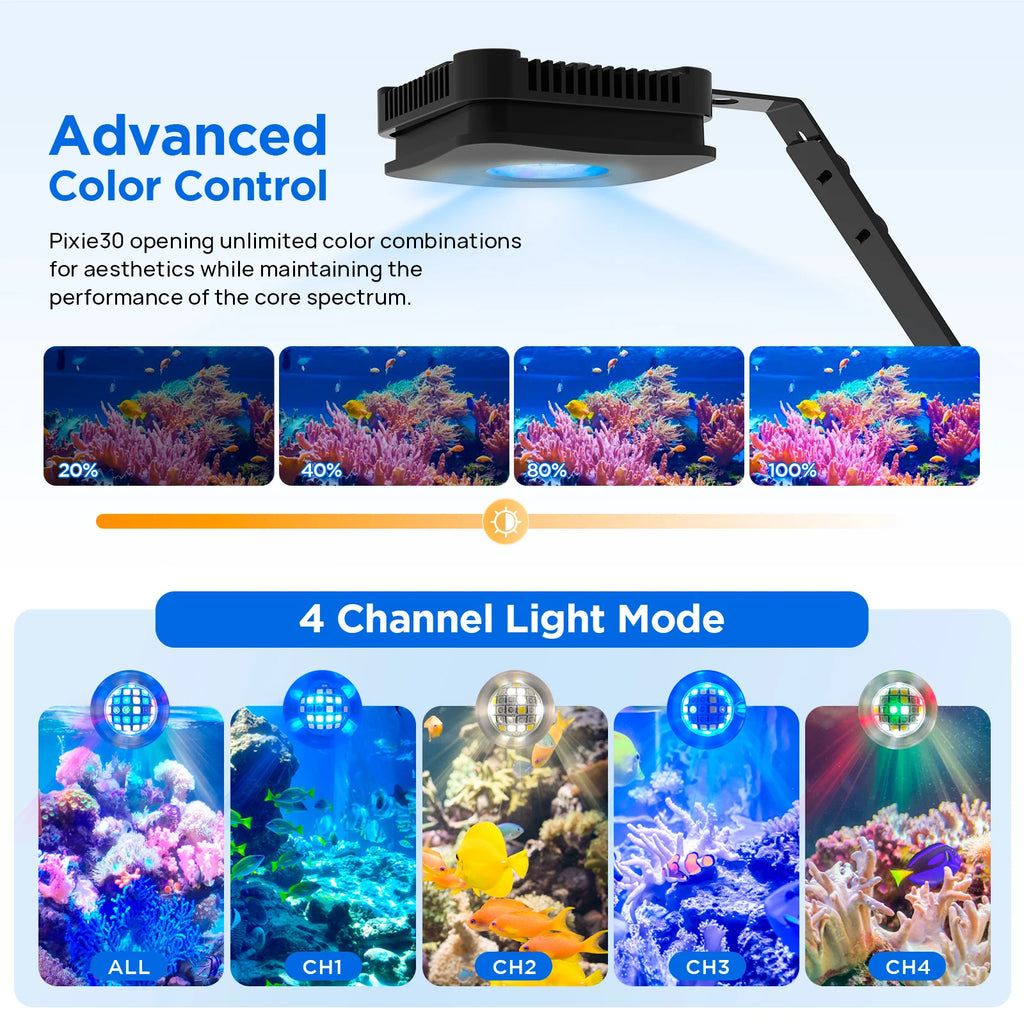 Lominie Pixie 30W Marine LED Reef Aquarium Light image 4